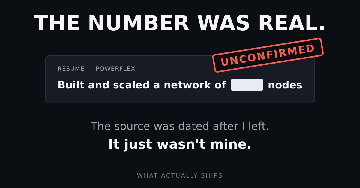number was real not mine