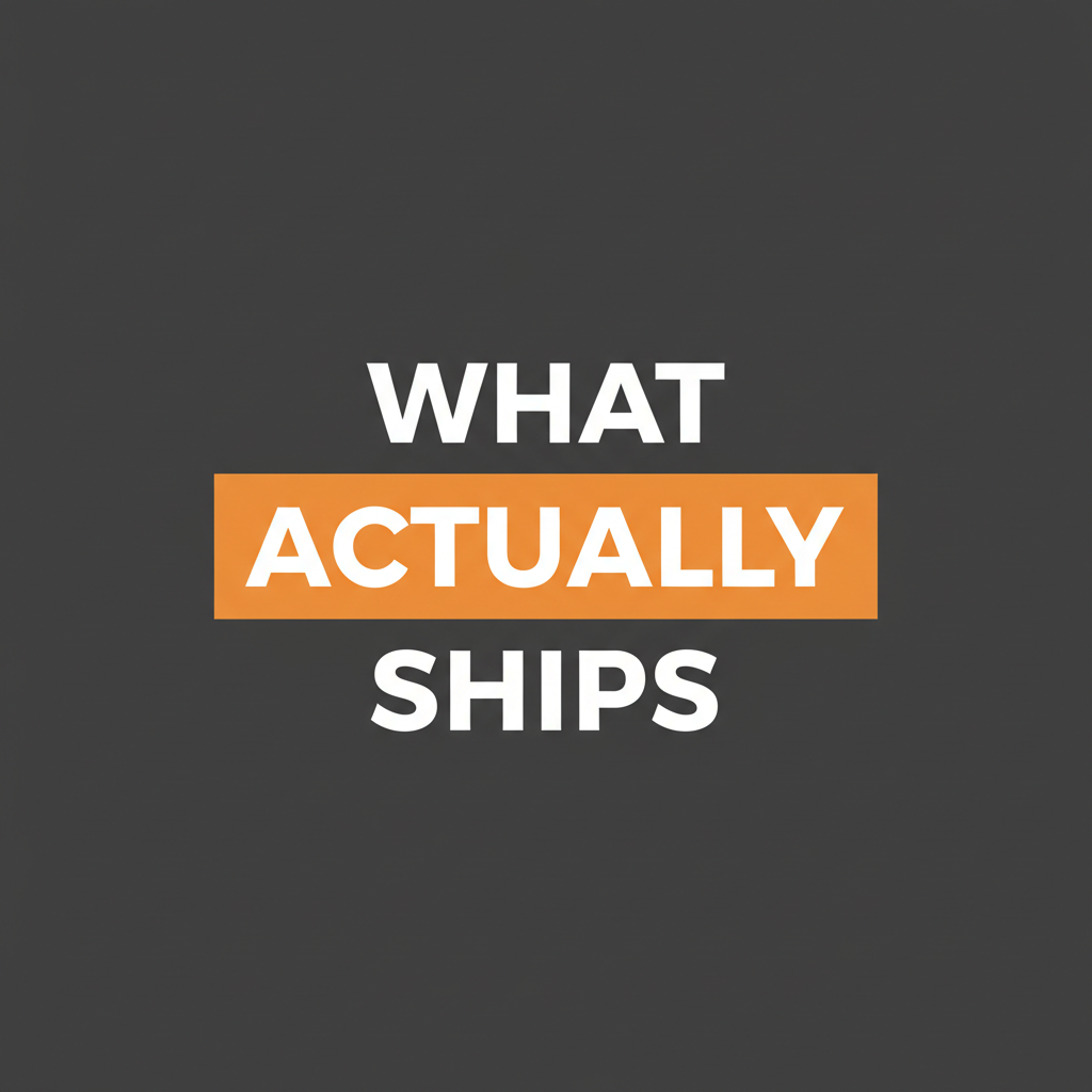 What Actually Ships logo